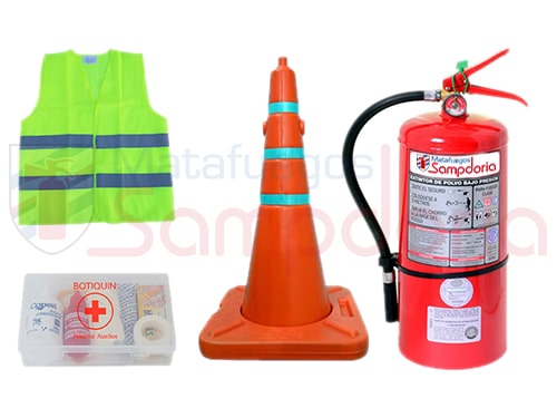 Kit reglamentario de emergencia para Camionetas